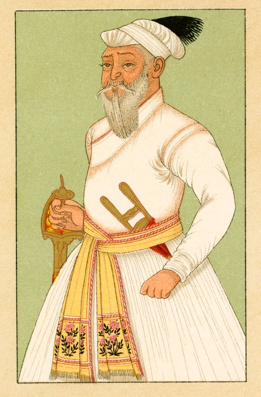 Indien kostume af French School