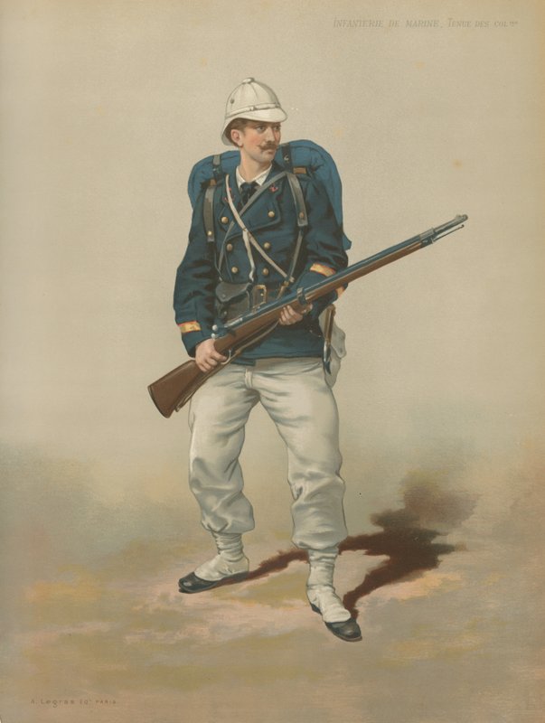 Marines, Colies kjole af French School