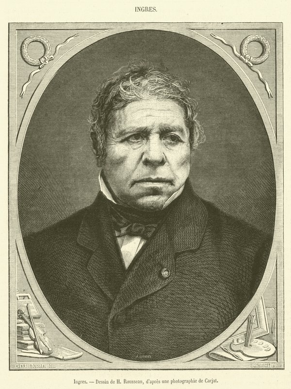 Ingres (gravering) af French School