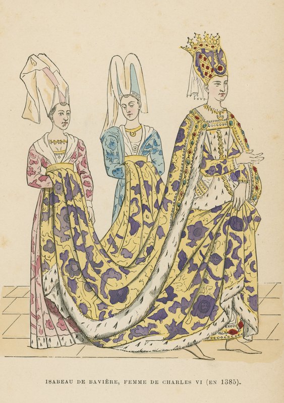 Isabeau of Bavaria  af French School