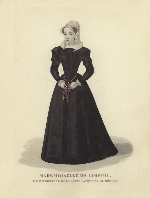 Isabelle de Limeuil, Maid of Honor til Catherine de Medici, hustru til kong Henrik II af Frankrig af French School