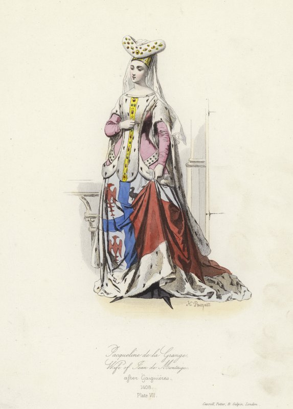 Jacqueline de la Grange, hustru til Jean de Montagu, Frankrigs stormester af French School