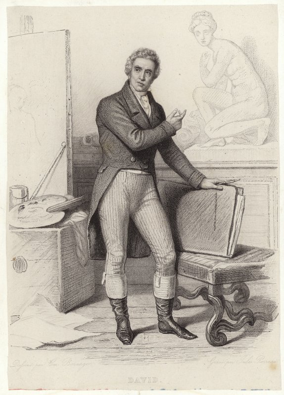 Jacques-Louis David, fransk maler af French School