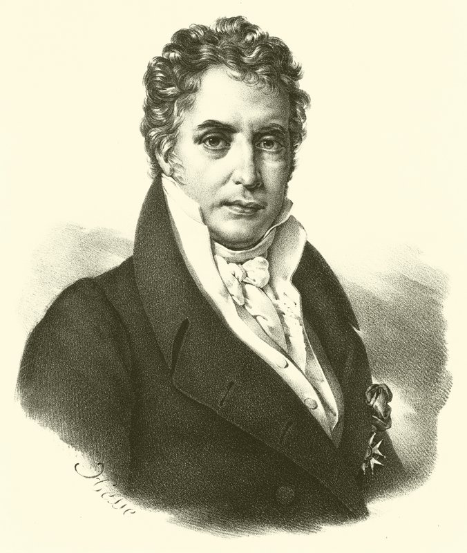 Jacques-Louis David, portræt (gravering) af French School