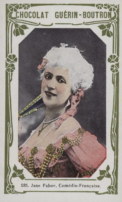 Jane Faber, Comedie-Francaise (farvet foto) af French School