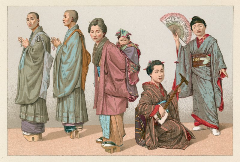 Japan kostume af French School
