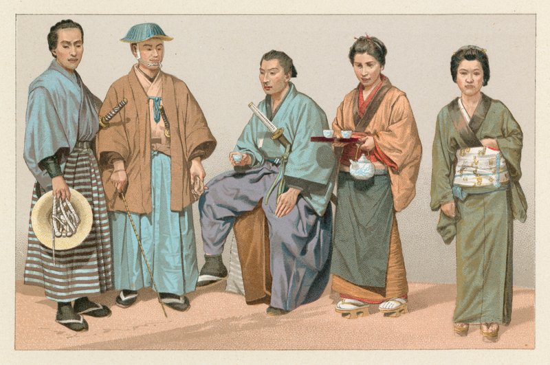 Japan kostume af French School