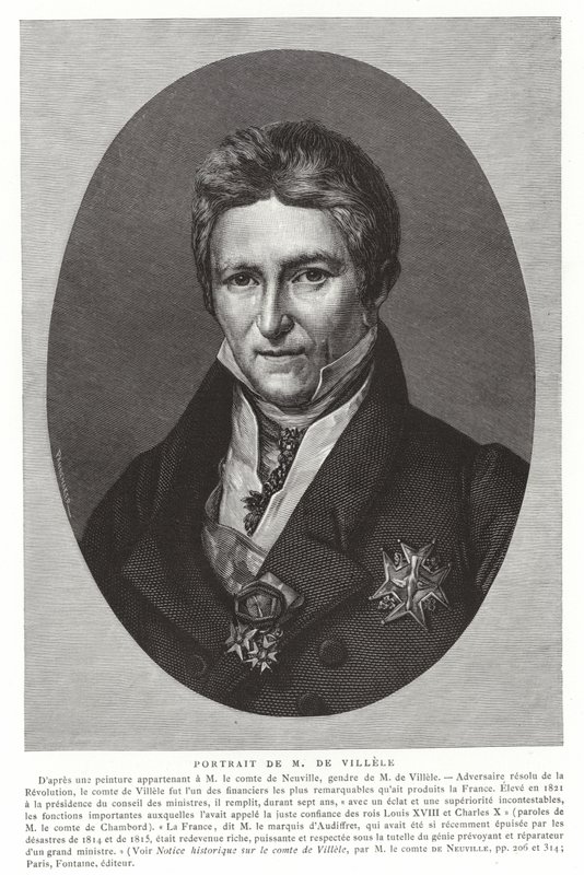 Jean-Baptiste de Villele, fransk statsmand af French School