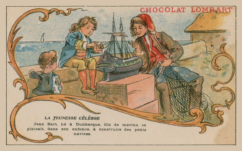 Jean Bart, flådekommandant fra det sene 17. århundrede og kaper, som dreng af French School