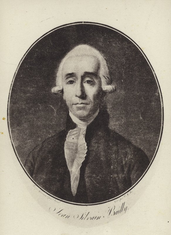Jean Sylvain Bailly, fransk astronom, matematiker og revolutionær politiker (litho) af French School