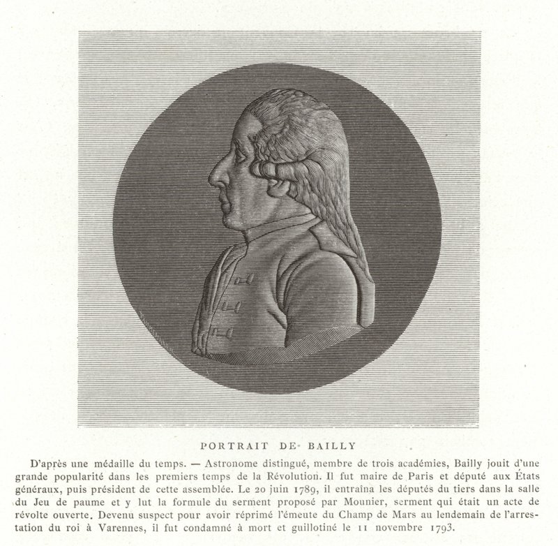 Jean Sylvain Bailly, fransk astronom, matematiker og revolutionær politiker af French School