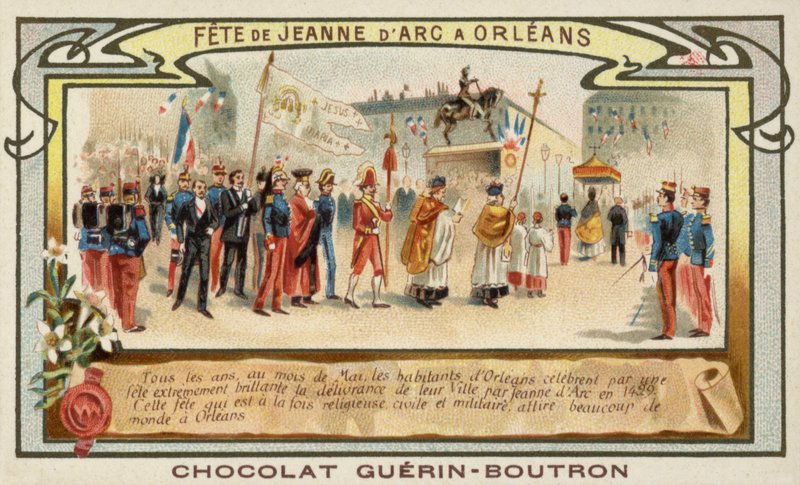 Joan of Arc Festival, Orleans, Frankrig (chromolitho) af French School