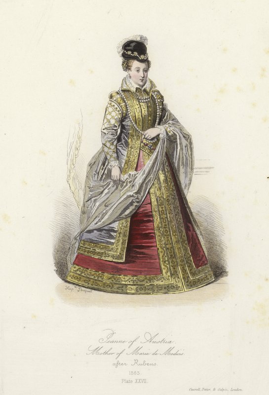 Joanna af Østrig, mor til Marie de Medici af French School