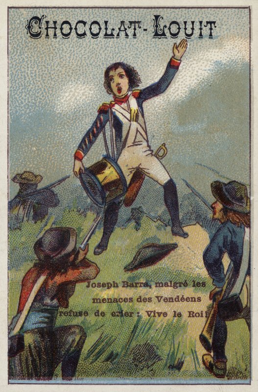 Joseph Bara, fransk revolutionær børnesoldat af French School