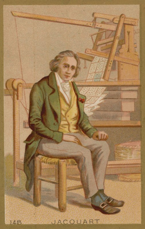 Joseph Marie Jacquard, fransk væver og købmand af French School