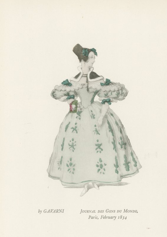 Journal of People of the World, Paris, februar 1834 af French School
