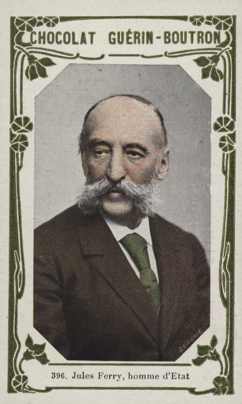Jules Ferry, statsmand (farvet foto) af French School