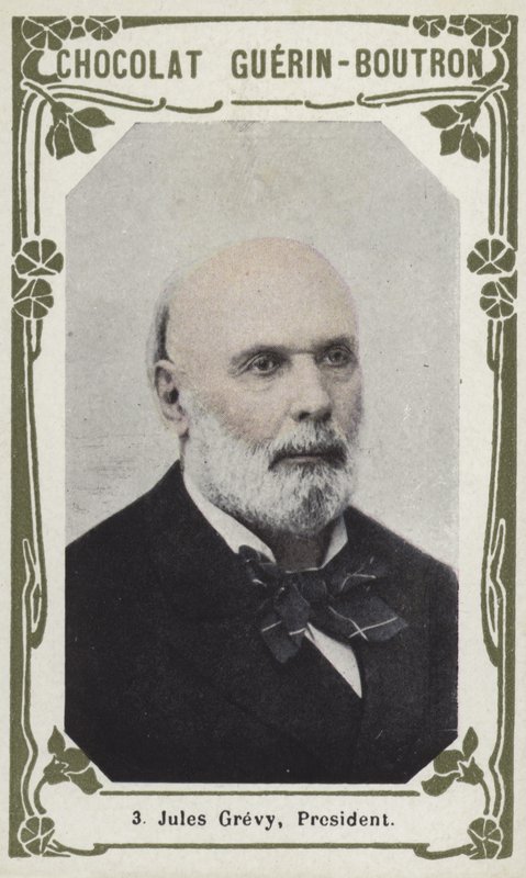 Jules Grevy, præsident (farvet foto) af French School