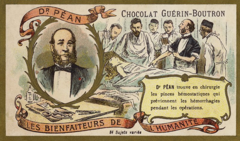 Jules Pean, fransk kirurg (chromolitho) af French School