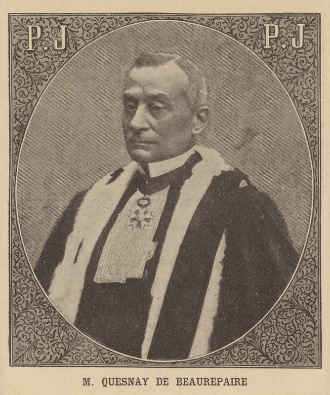 Jules Quesnay de Beaurepaire, fransk dommer af French School