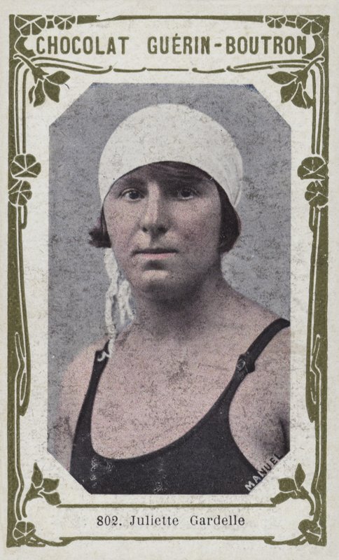 Juliette Gardelle (farvefoto) af French School