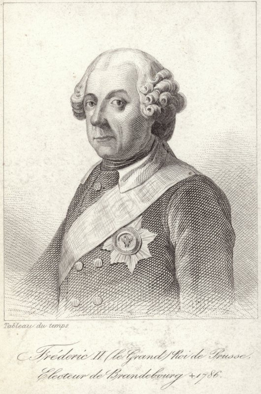 Kong Frederik II af Preussen af French School