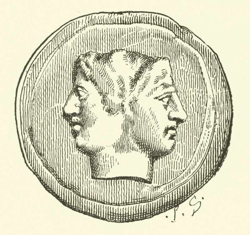 Kong Janus (gravering) af French School