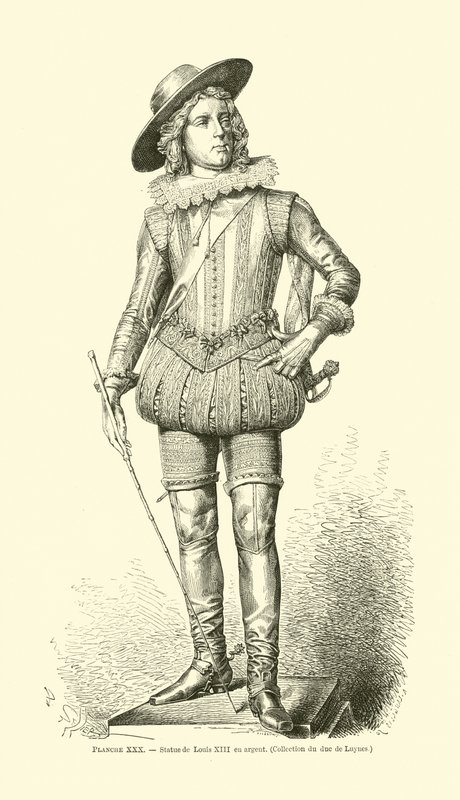 Kong Ludvig XIII af Frankrig af French School
