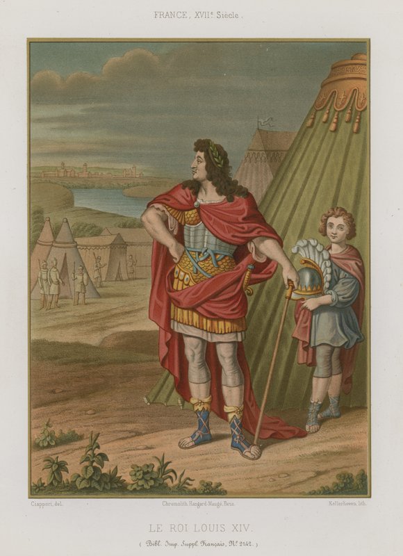 Kong Ludvig XIV af Frankrig af French School