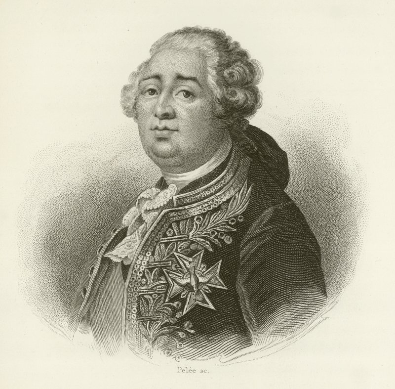 Kong Ludvig XVI af Frankrig af French School