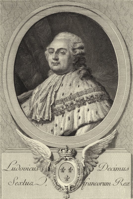Kong Ludvig XVI af Frankrig af French School