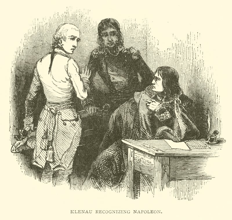 Klenau genkender Napoleon (gravering) af French School