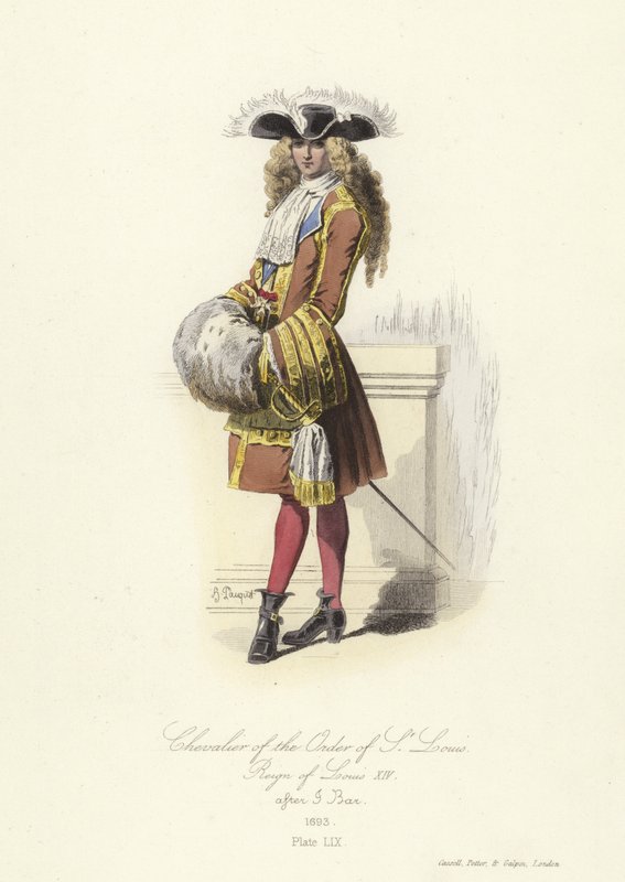 Ridder af St. Louis-ordenen, regeringstid af Ludvig XIV af Frankrig af French School