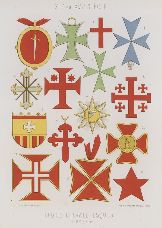 Riddere og religiøse ordener af French School