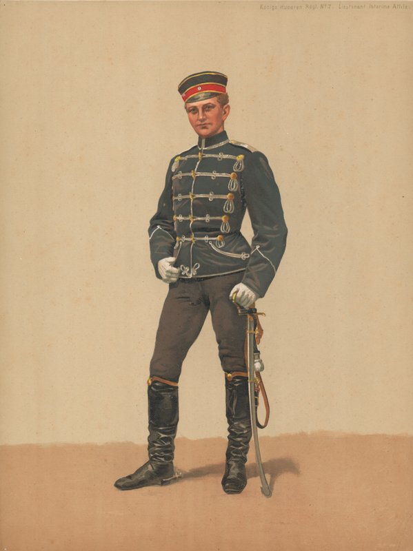 Konigs Hussars Regt No 7, Løjtnant Interims Attila af French School