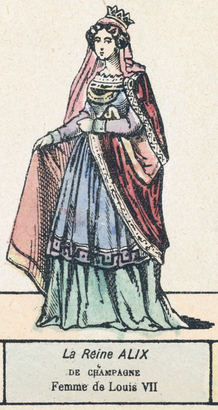 Dronning Alix af Champagne, Ludvig VII