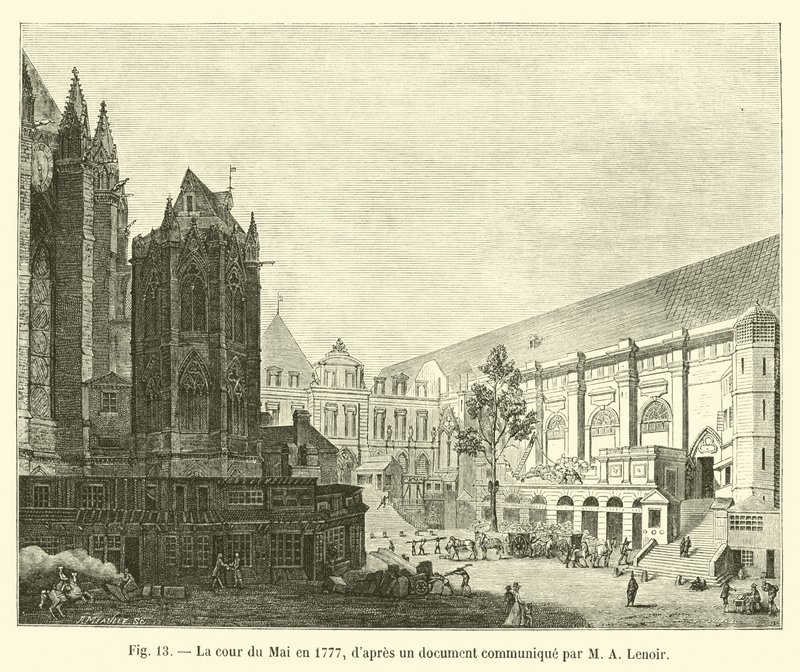 Retten i maj 1777 ifølge et dokument meddelt af M A Lenoir af French School