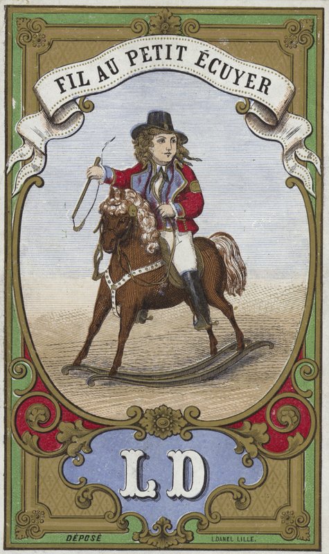 Etiket til Little Groom-tråd af French School