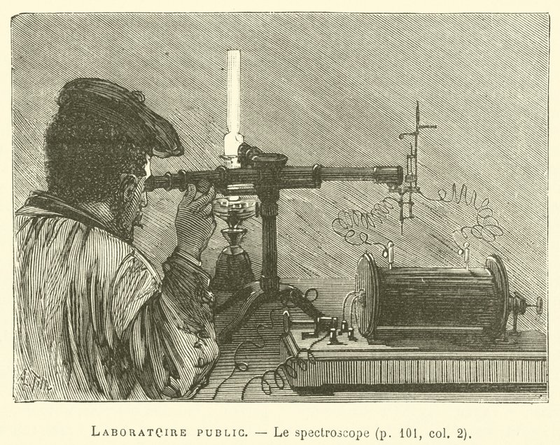 Offentligt laboratorium, Spektroskopet (gravering) af French School