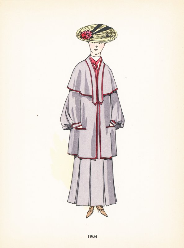 Damemode, 1904 af French School