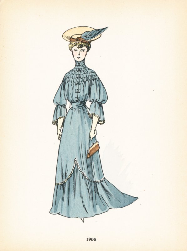 Damemode, 1905 af French School