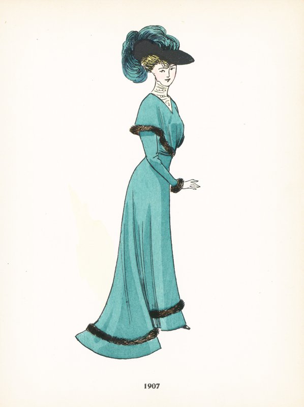 Damemode, 1907 af French School