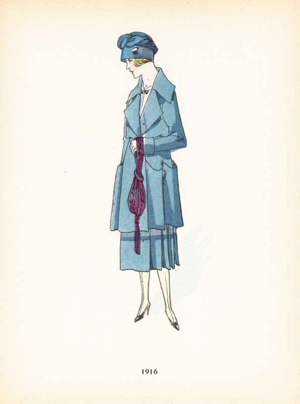 Damemode, 1916 af French School