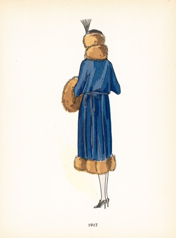 Damemode, 1917 af French School