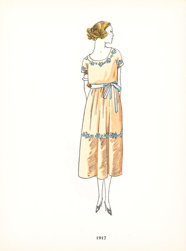 Damemode, 1917 af French School