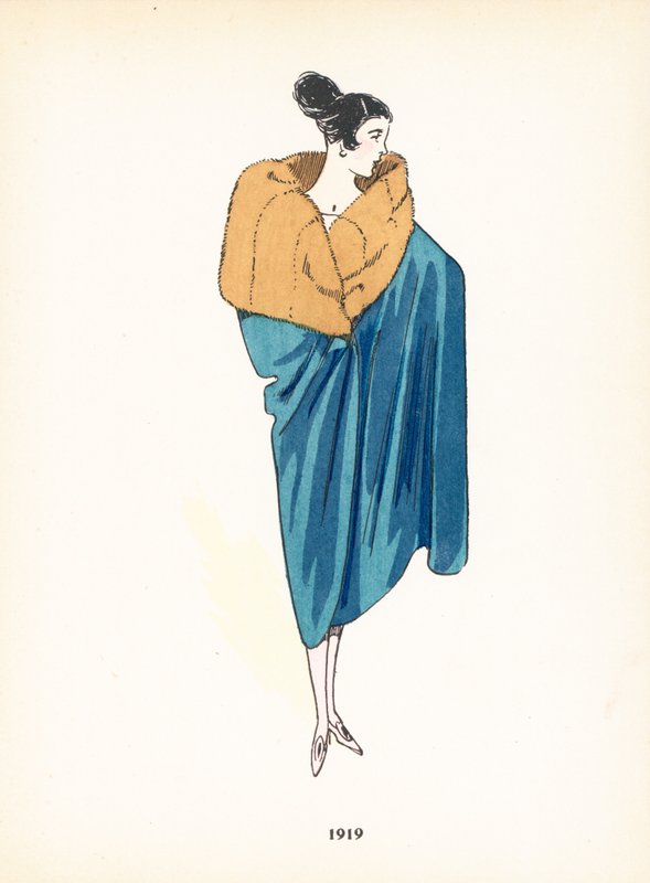 Damemode, 1919 af French School