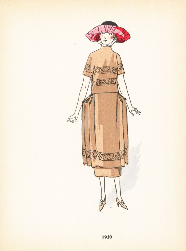 Damemode, 1920 af French School