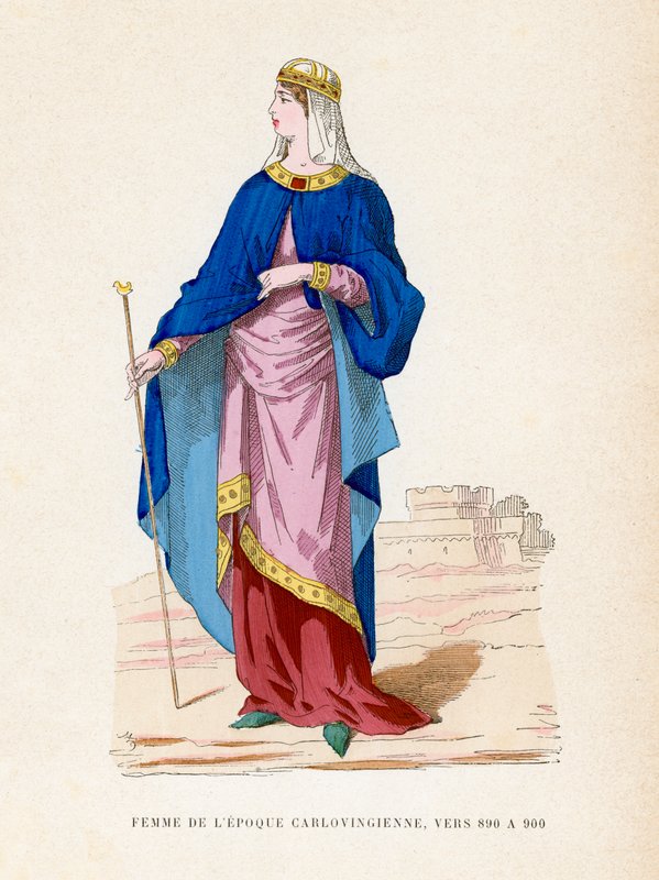Dame, 890-900 af French School