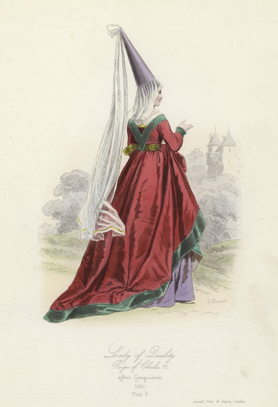 Dame af kvalitet, regeringstid af Charles VII af Frankrig af French School