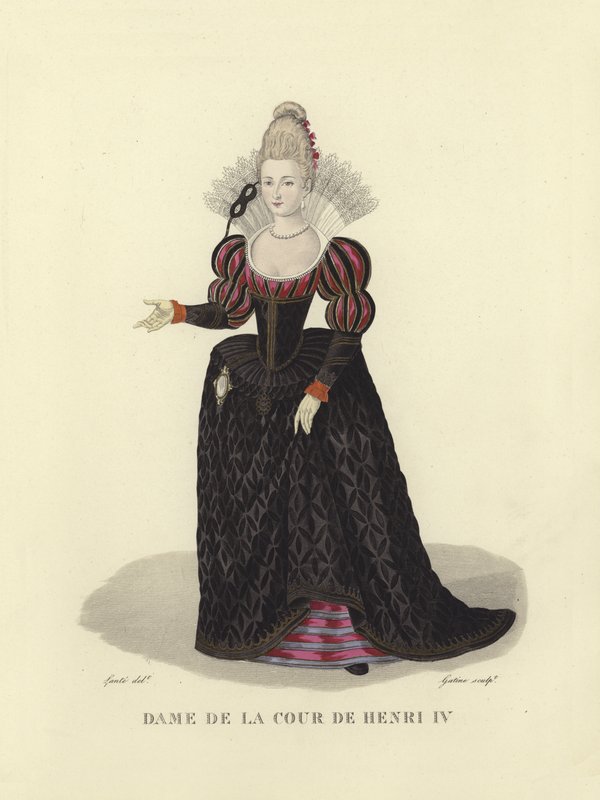 Dame ved Henrik IV af Frankrigs hof af French School